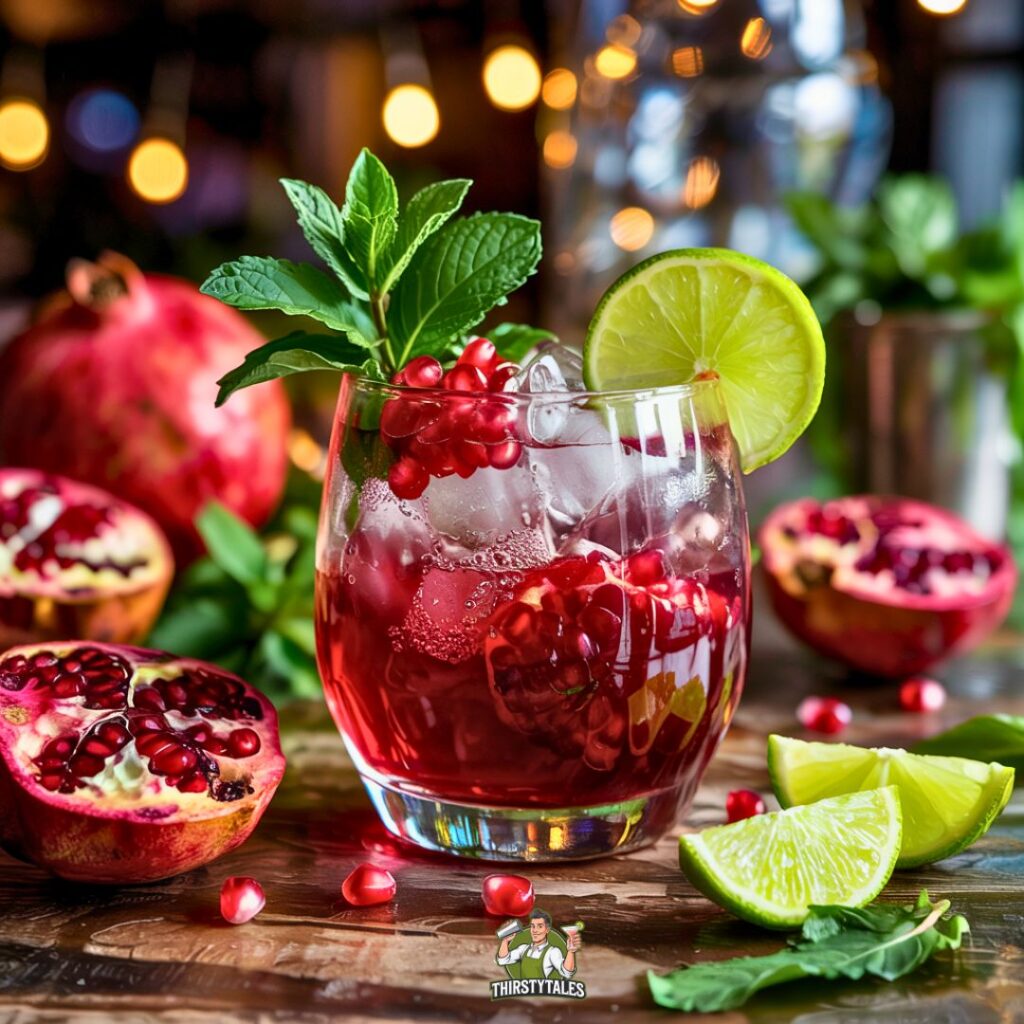 Pomegranate Moscow Mule Cocktail Recipe