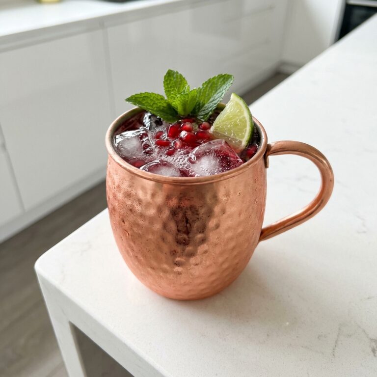 Pomegranate Moscow Mule Cocktail Recipe