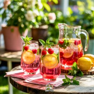 Raspberry Lemon Spritzer Cocktail Recipe