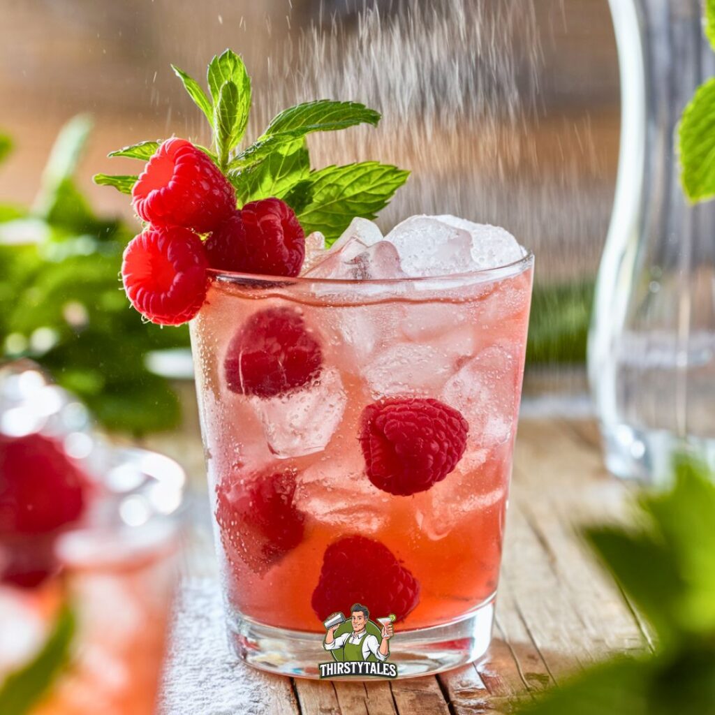 Raspberry Mint Julep Cocktail Recipe
