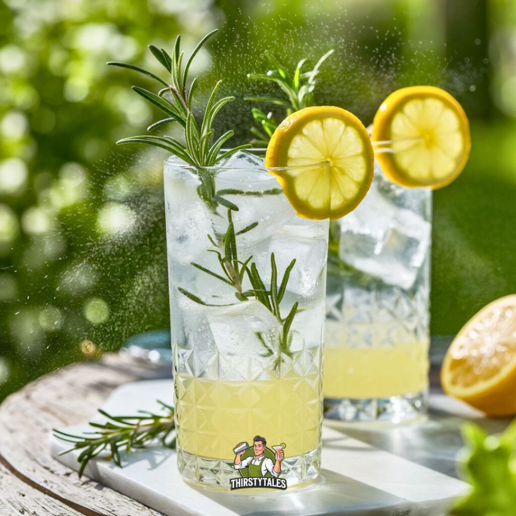 Rosemary Gin Lemonade Cocktail Recipe
