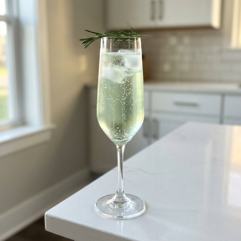 Rosemary Gin Sparkler Cocktail Recipe