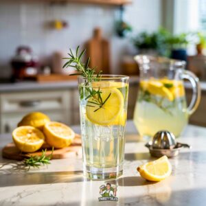 Rosemary Lemonade Spritz Mocktail Recipe