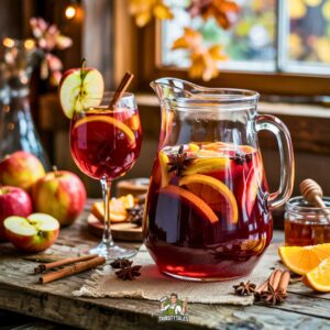 Spiced Apple Sangria Cocktail Recipe