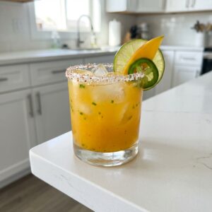 Spicy Mango Margarita Cocktail Recipe