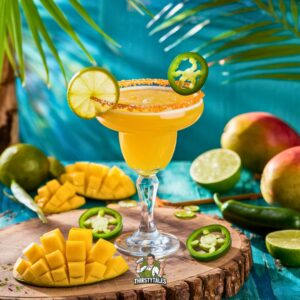 Spicy Mango Margarita Cocktail Recipe