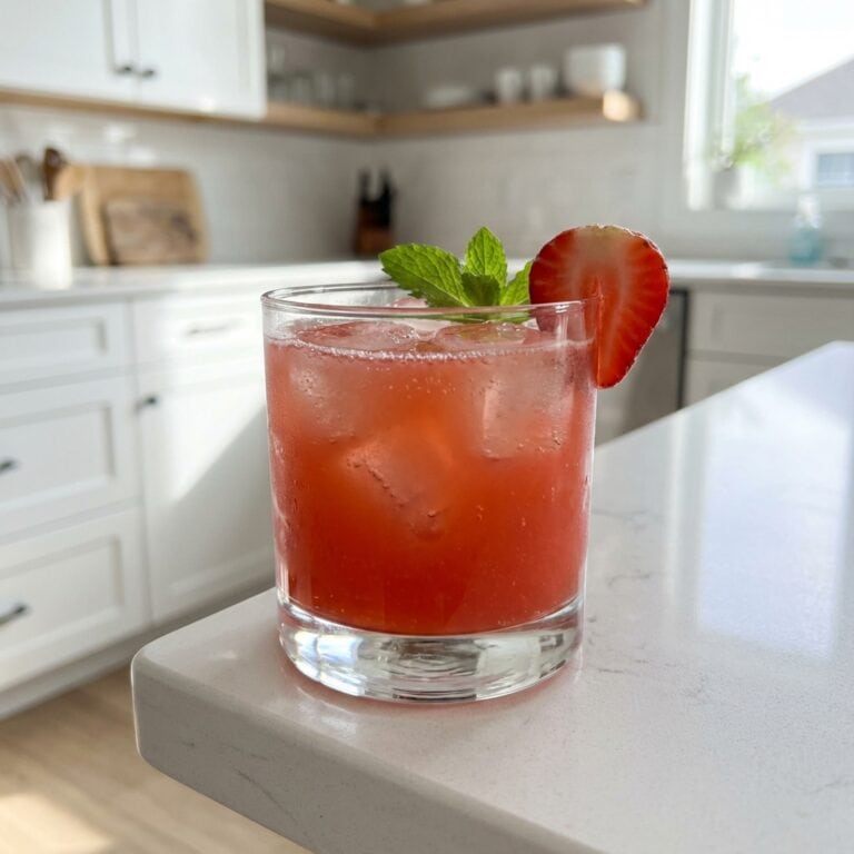 Strawberry Tequila Smash Cocktail Recipe