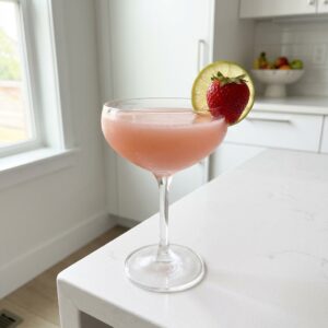 Strawberry Vodka Daiquiri Cocktail Recipe