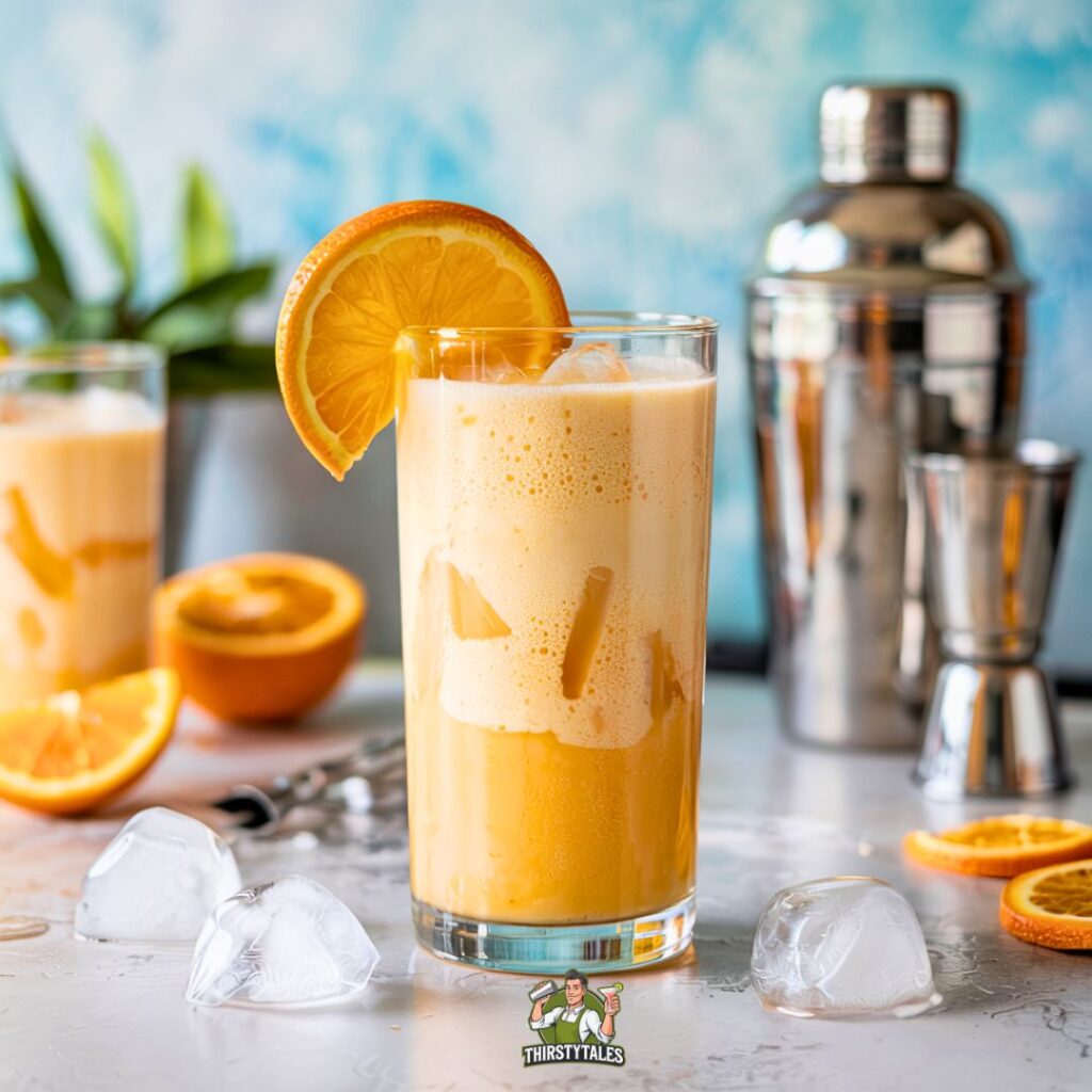 Vanilla Vodka Creamsicle Cocktail Recipe