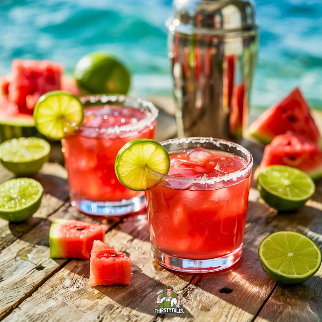Watermelon Margarita Cocktail Recipe