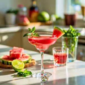 Watermelon Mint Daiquiri Cockatil Recipe