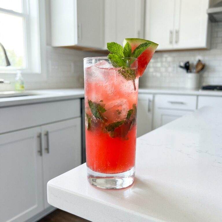 Watermelon Mint Mojito Cocktail Recipe