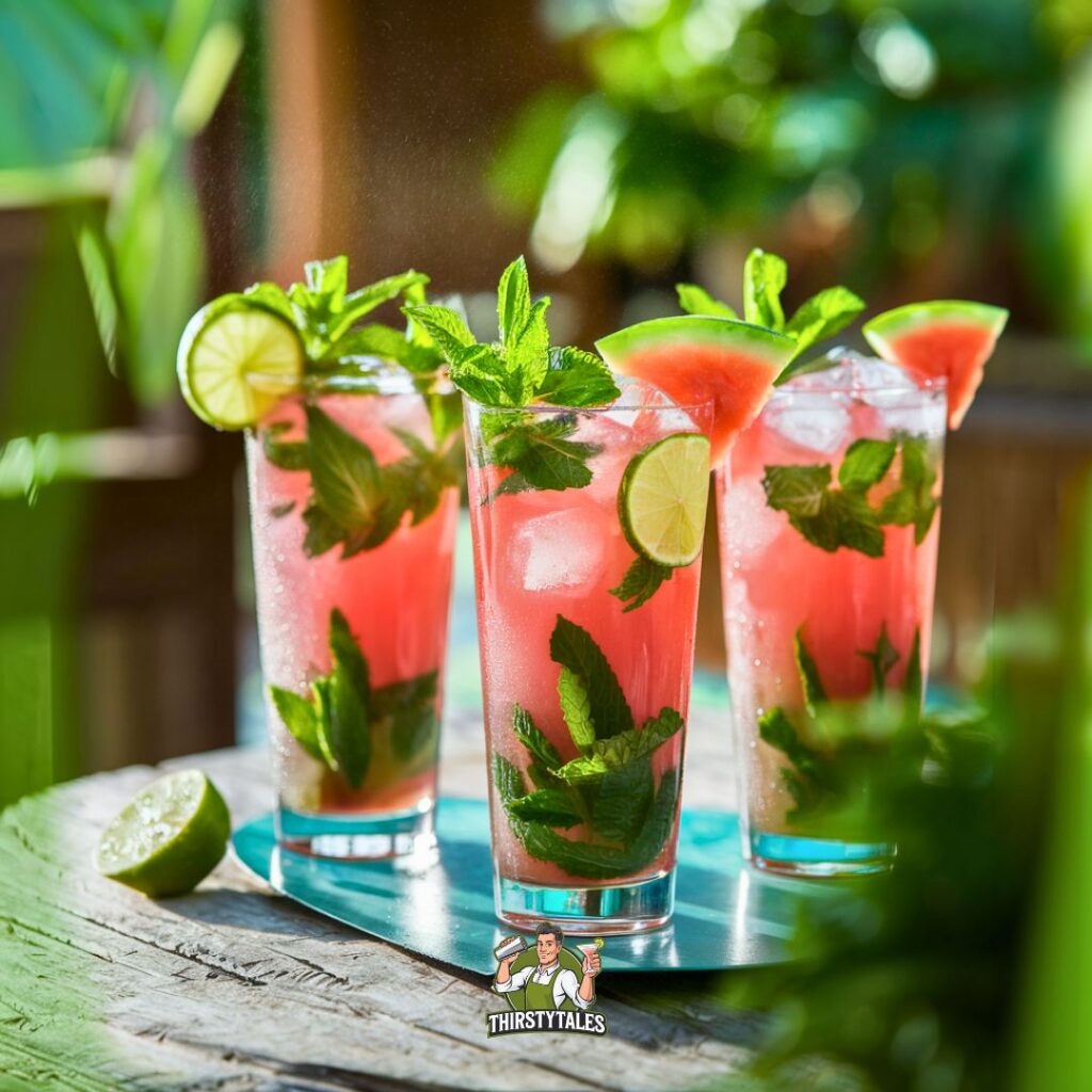 Watermelon Mojito Cocktail Recipe
