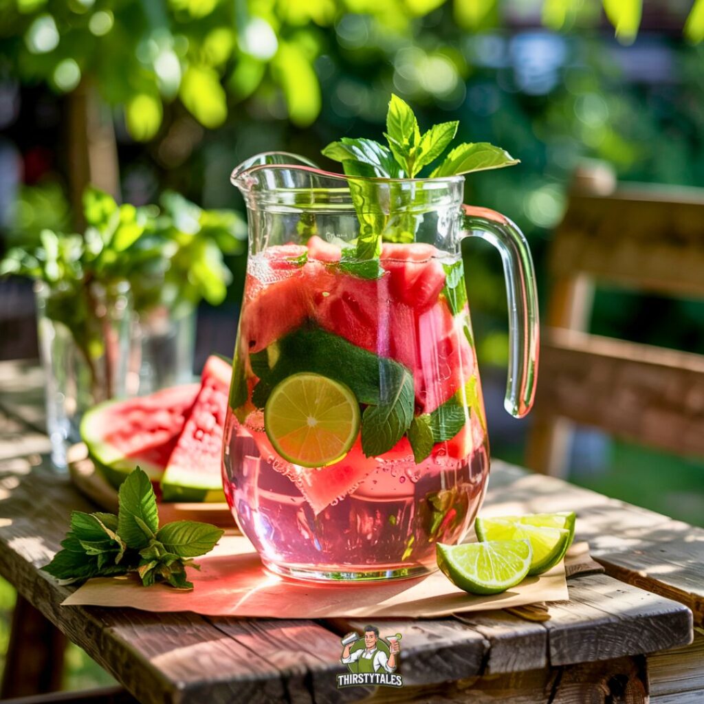 Watermelon Mojito Pitcher Cocktail Recipe