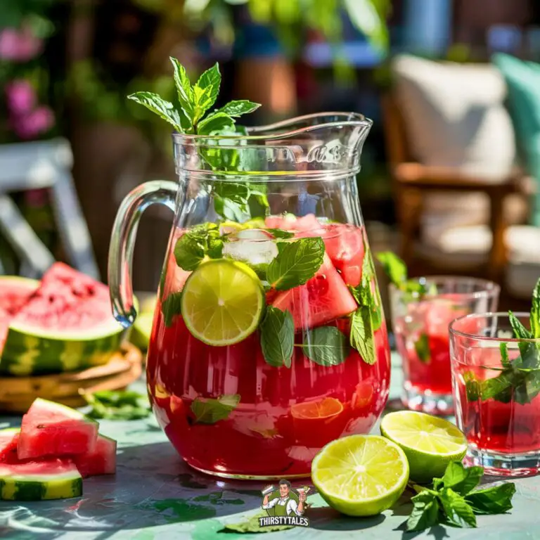 Watermelon Mojito Pitcher Cocktail Recipe