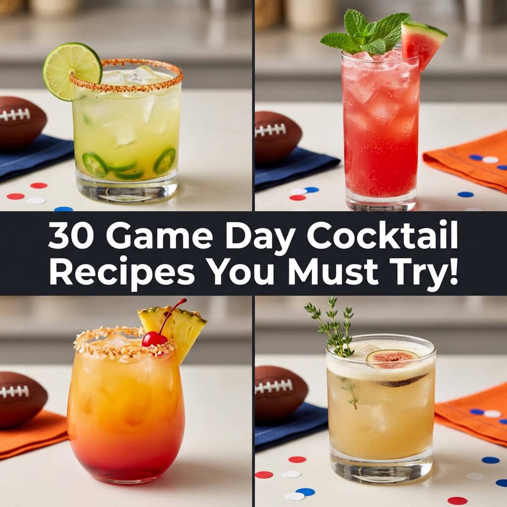 30 Game Day Cocktail Recipes You Must Try!