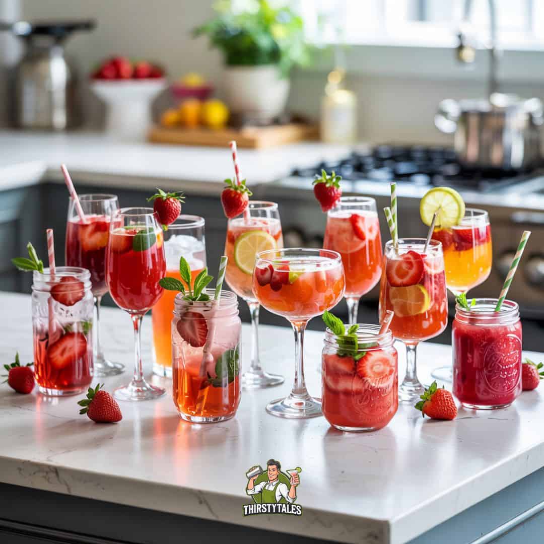 30 Strawberry Mocktails