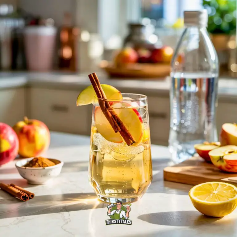Apple Cinnamon Spritzer Cocktail Recipe