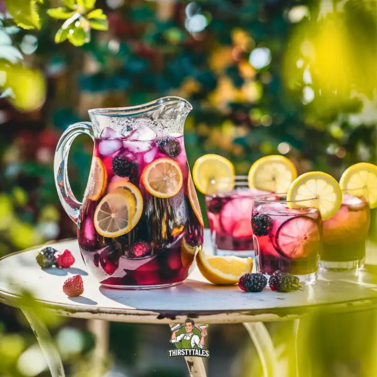 Blackberry Lemonade Sangria Cocktail Recipe