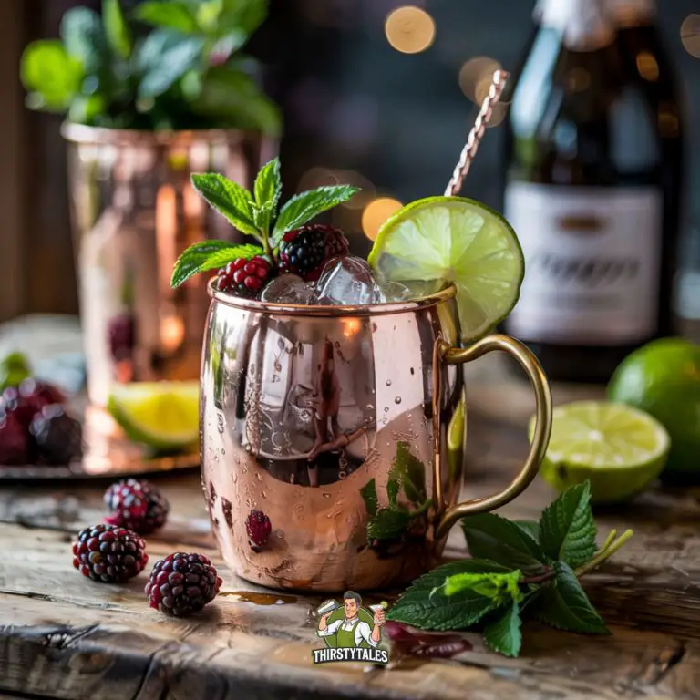 Blackberry Prosecco Mule Cocktail Recipe