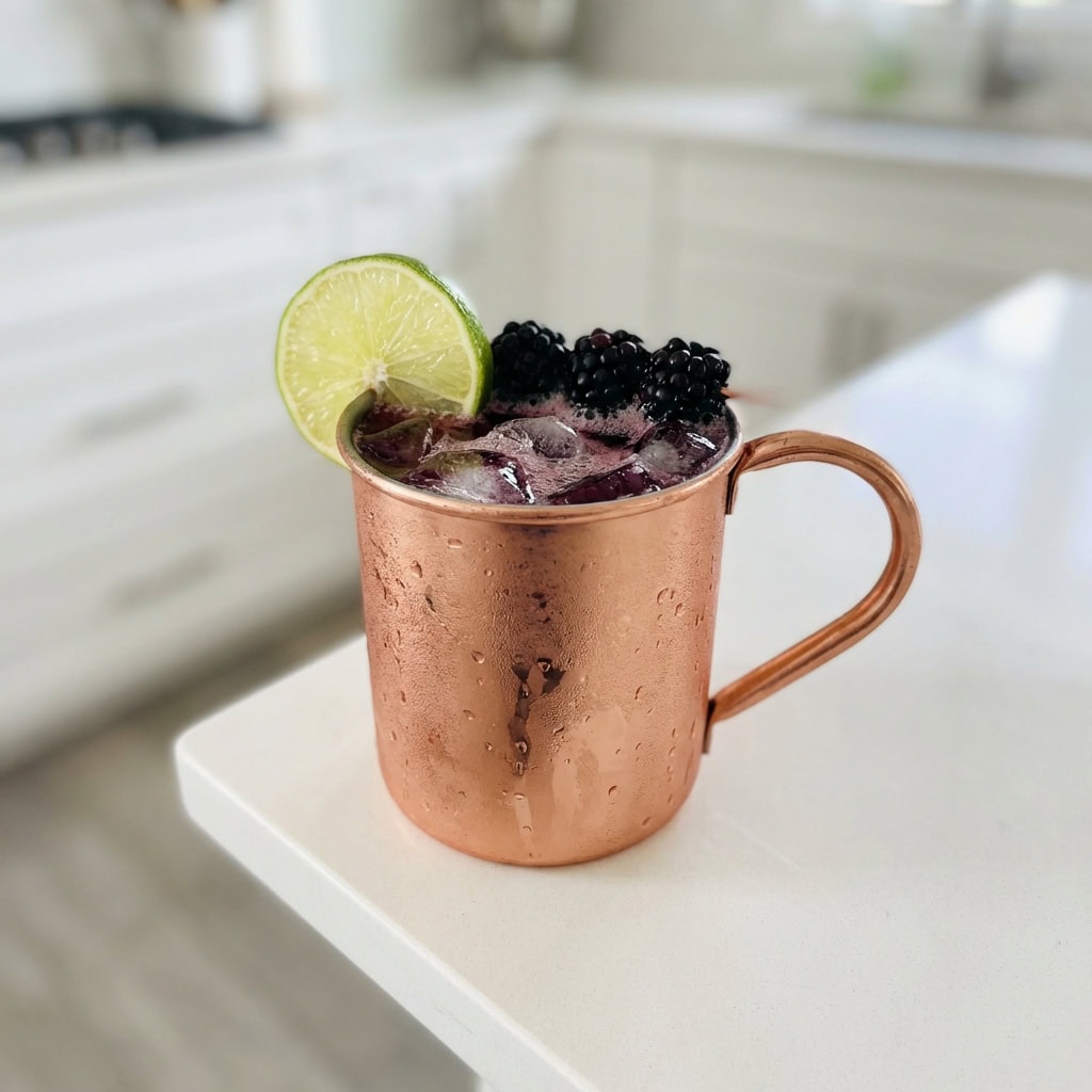 Blackberry Prosecco Mule Cocktail Recipe