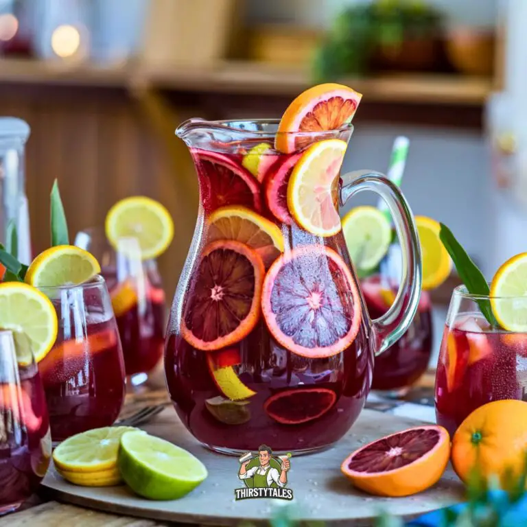 Blood Orange Sangria Cocktail Recipe