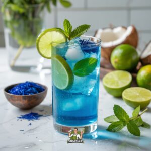 Blue Coconut Agua Fresca Mocktail Recipe
