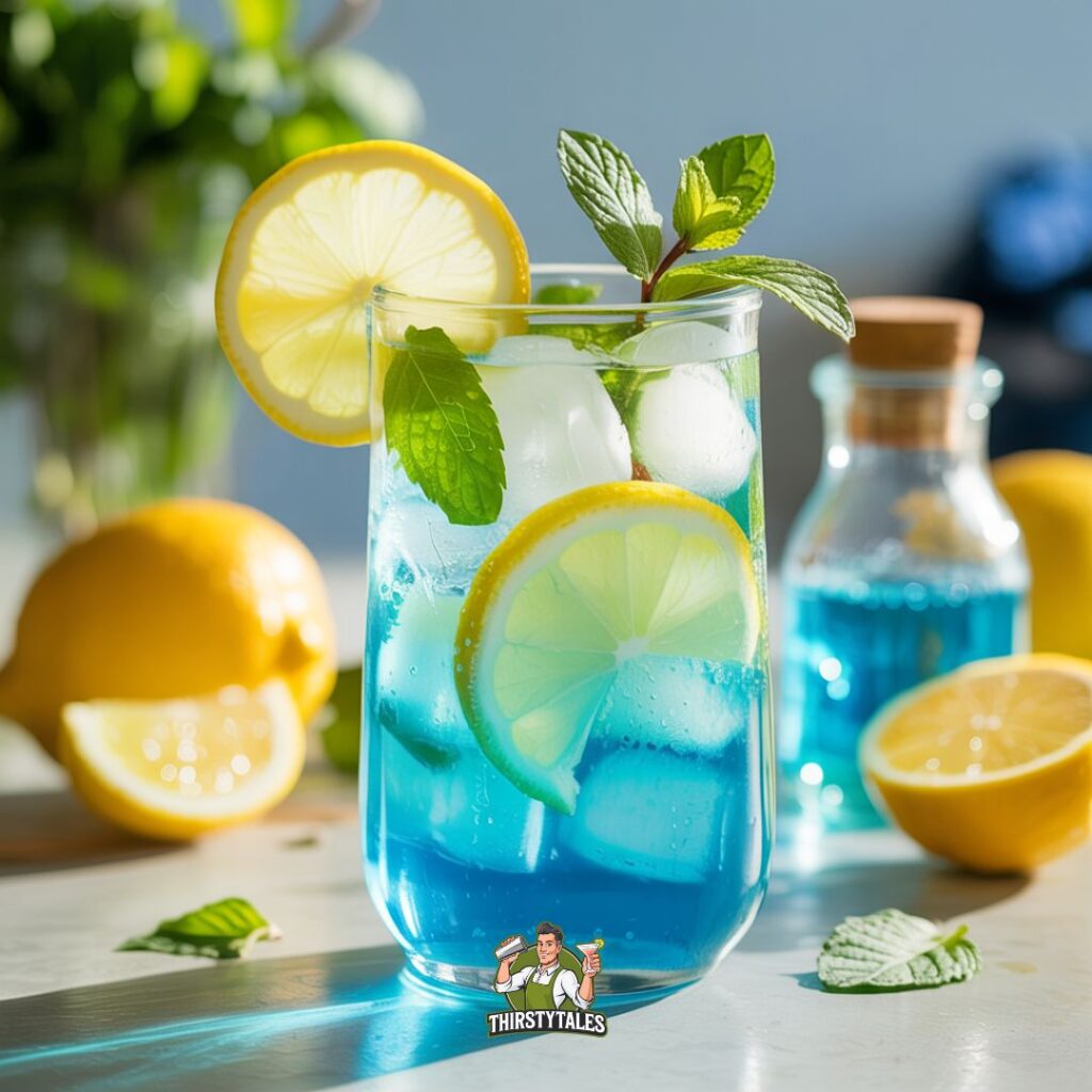 Blue Curacao Lemonade Mocktail Recipe