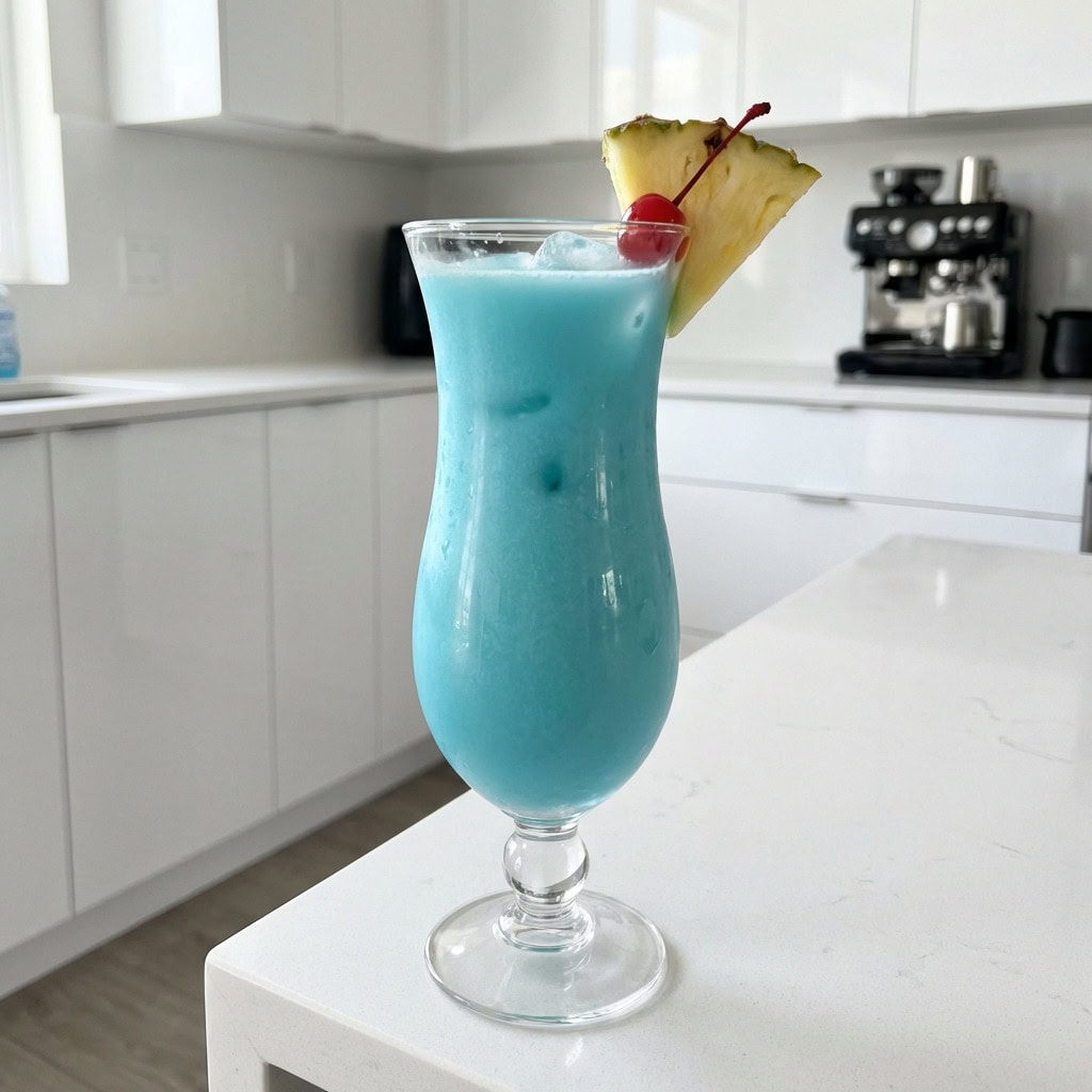 Blue Hawaiian Mocktail Recipe