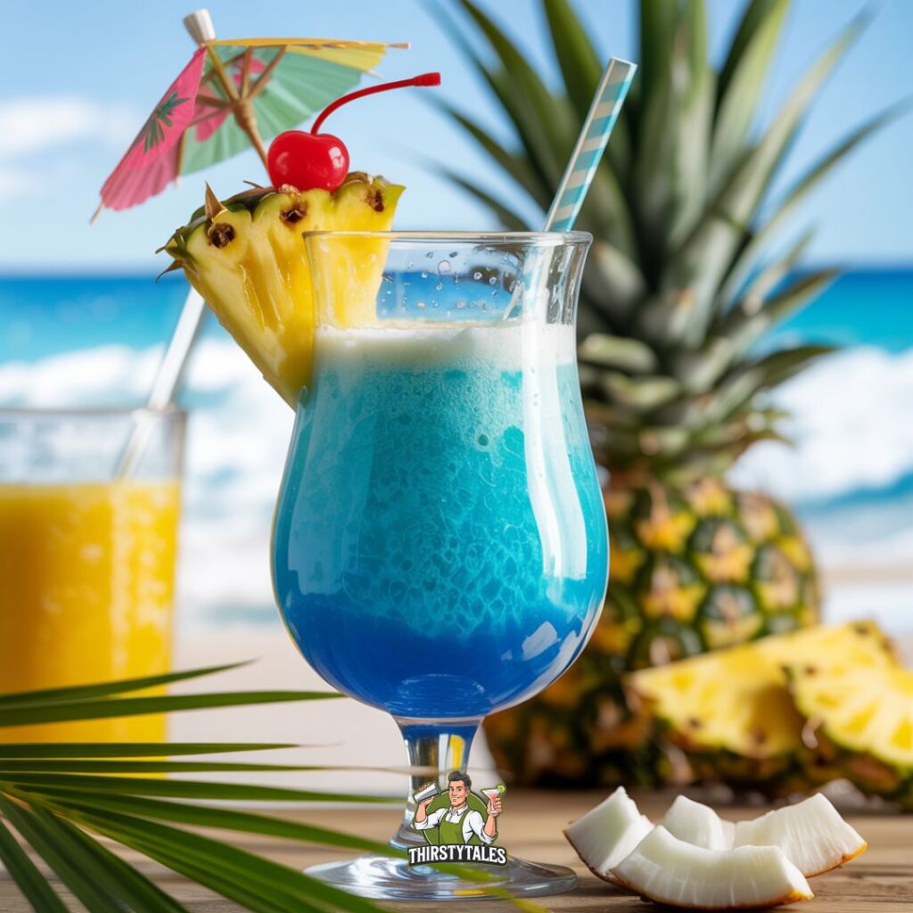 Blue Hawaiian Mocktail Recipe