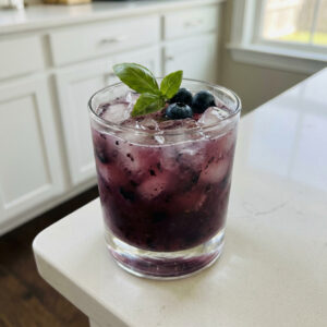 Blueberry Basil Smash Cocktail Recipe