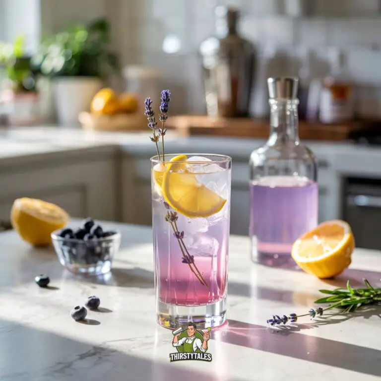 Blueberry Lavender Fizz Cocktail Recipe