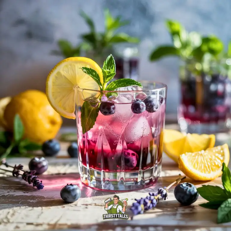 Blueberry Lavender Smash Cocktail Recipe