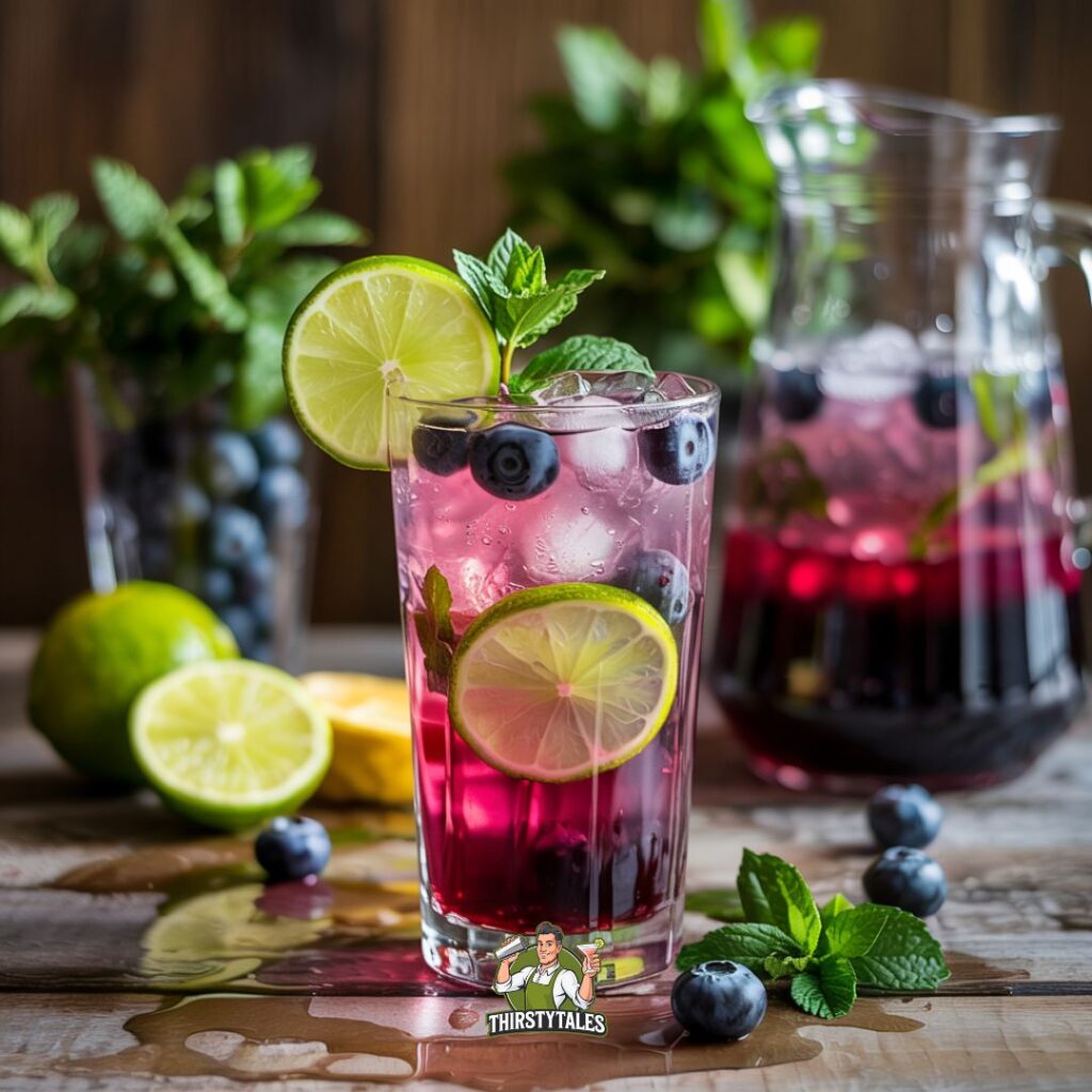Blueberry Limeade Mocktail Recipe