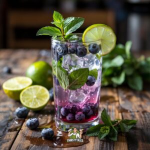 Blueberry Mojito Mocktail Recipe