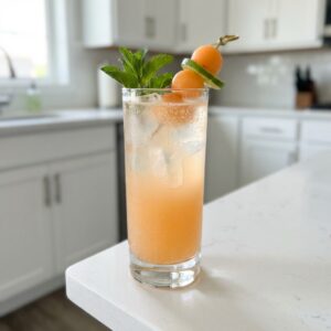 Cantaloupe Cooler Cocktail Recipe