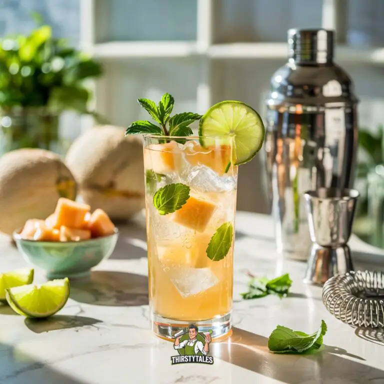 Cantaloupe Cooler Cocktail Recipe