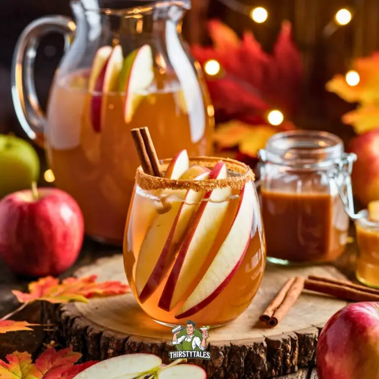 Caramel Apple Sangria Cocktail Recipe