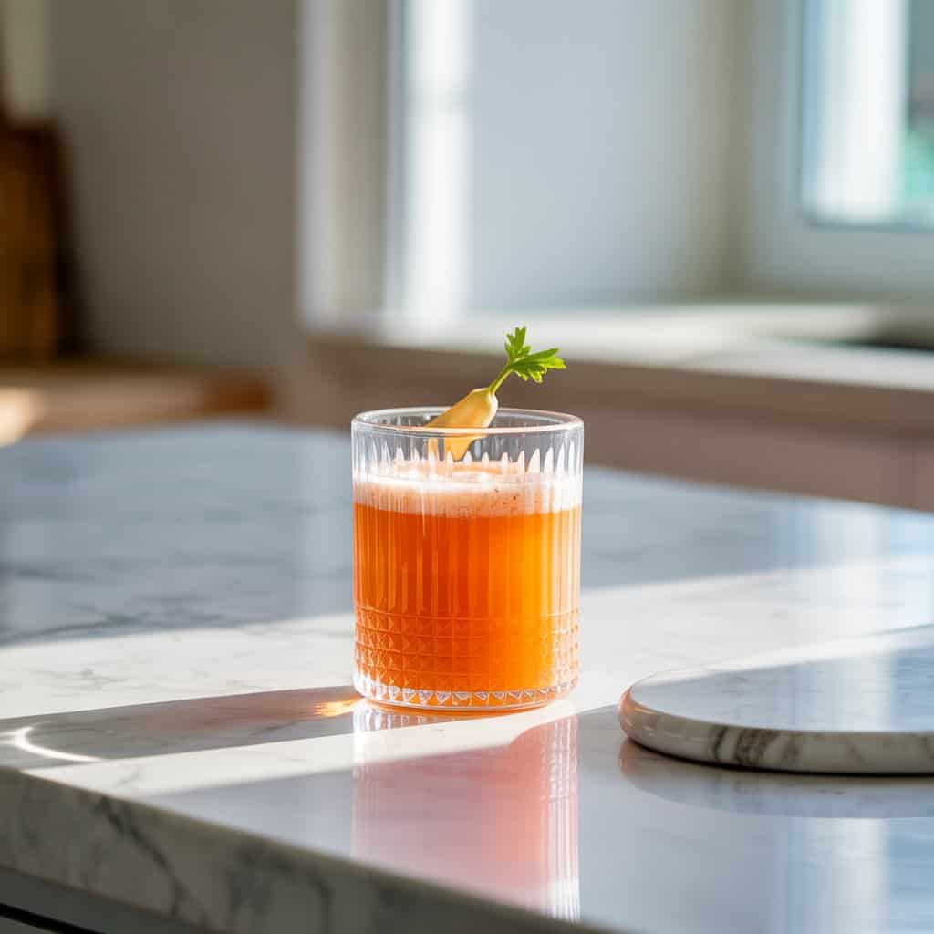 Carrot Ginger Refresher Cocktail