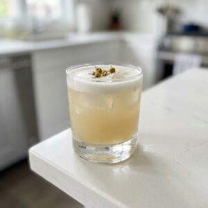 Chamomile Gin Sour Cocktail Recipe