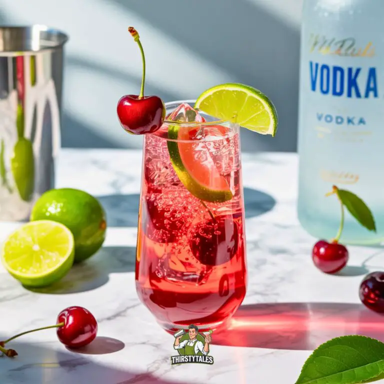 Cherry Limeade Cooler Cocktail Recipe