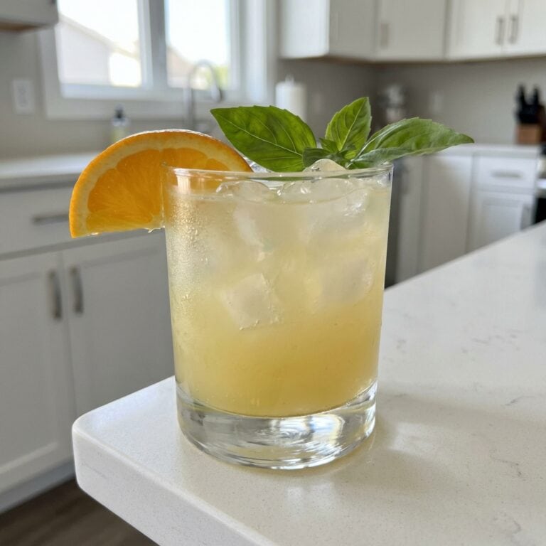 Citrus Basil Smash Cocktail Recipe