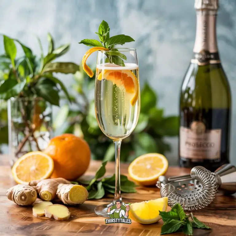 Citrus and Ginger Prosecco Cocktail Recipe