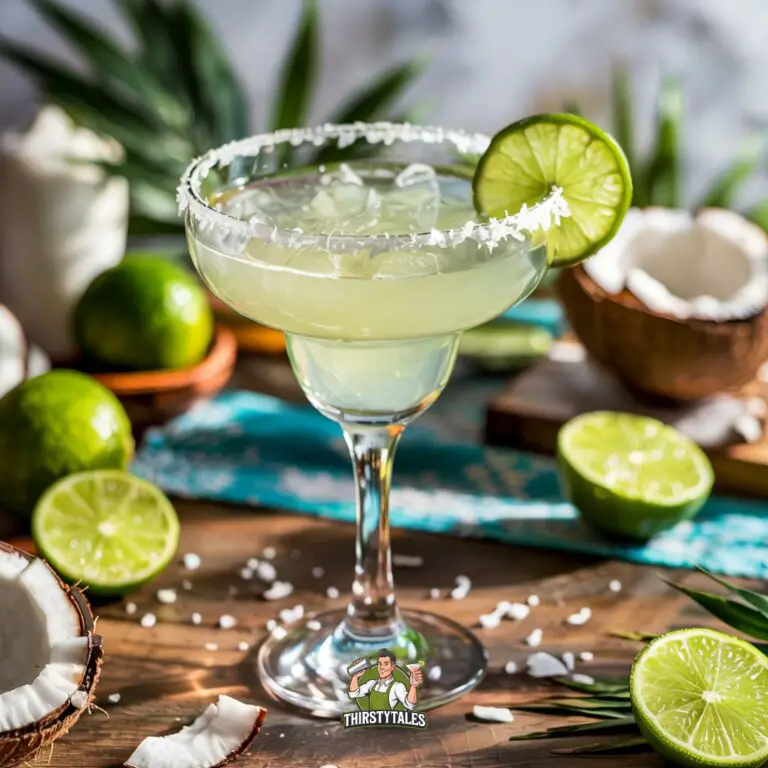 Coconut Lime Margarita Cocktail Recipe