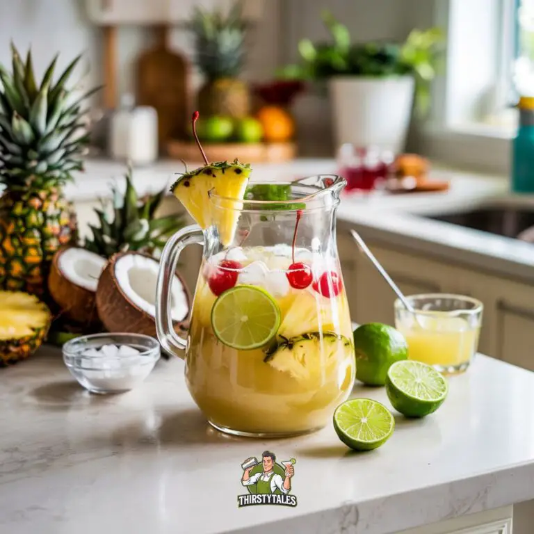 Coconut Pineapple Punch Cocktail Recipe