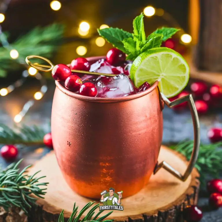 Cranberry Moscow Mule Cocktail Recipe