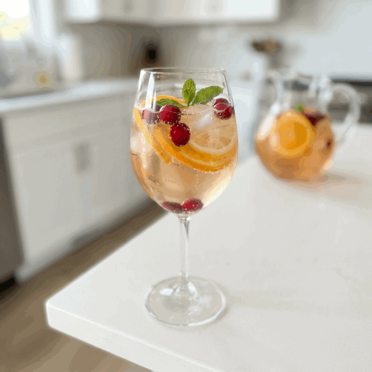Cranberry Orange Sangria Cocktail Recipe
