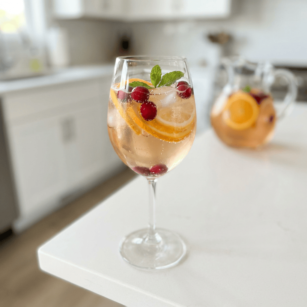 Cranberry Orange Sangria Cocktail Recipe
