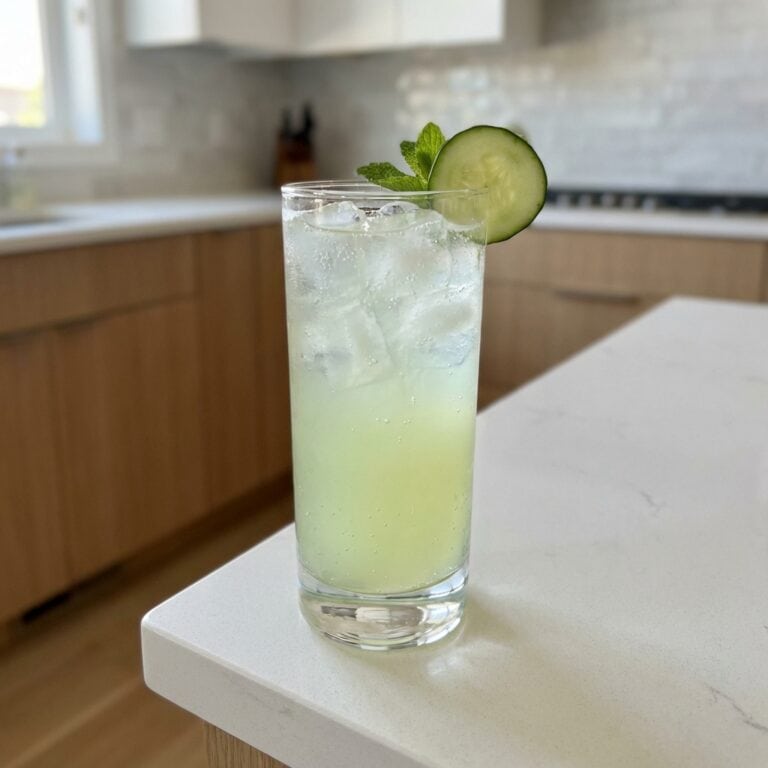 Cucumber Gin Fizz Cocktail Recipe