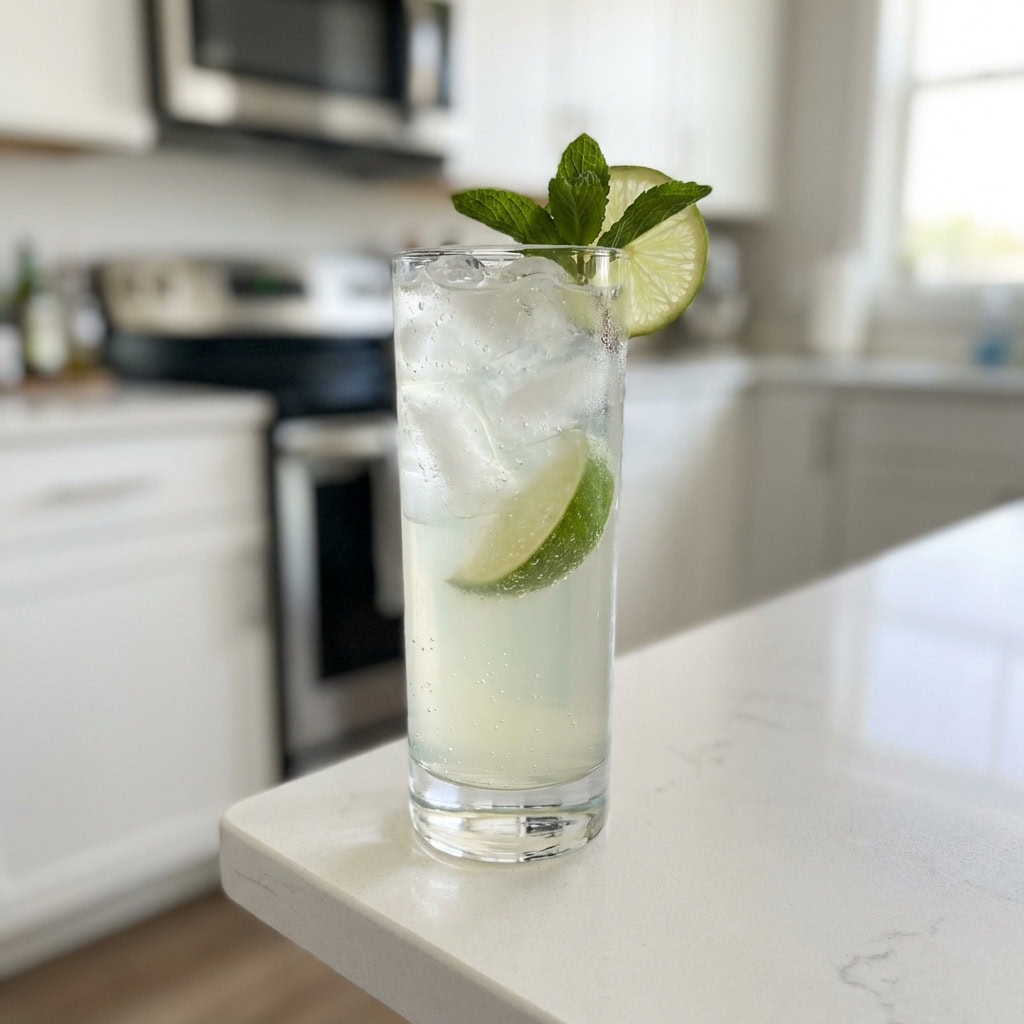 Elderflower Cooler with Ginger Beer Cocktail Recipe